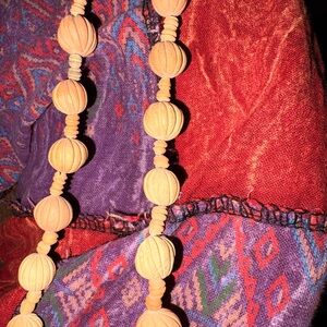 Terra cotta southwest Tan Beaded Necklace